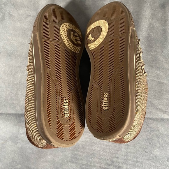 Etnies Calli-Vulc Skate Shoes W 10 M 8.5 Streetwear Sneakers Brown Retro - Picture 8 of 9
